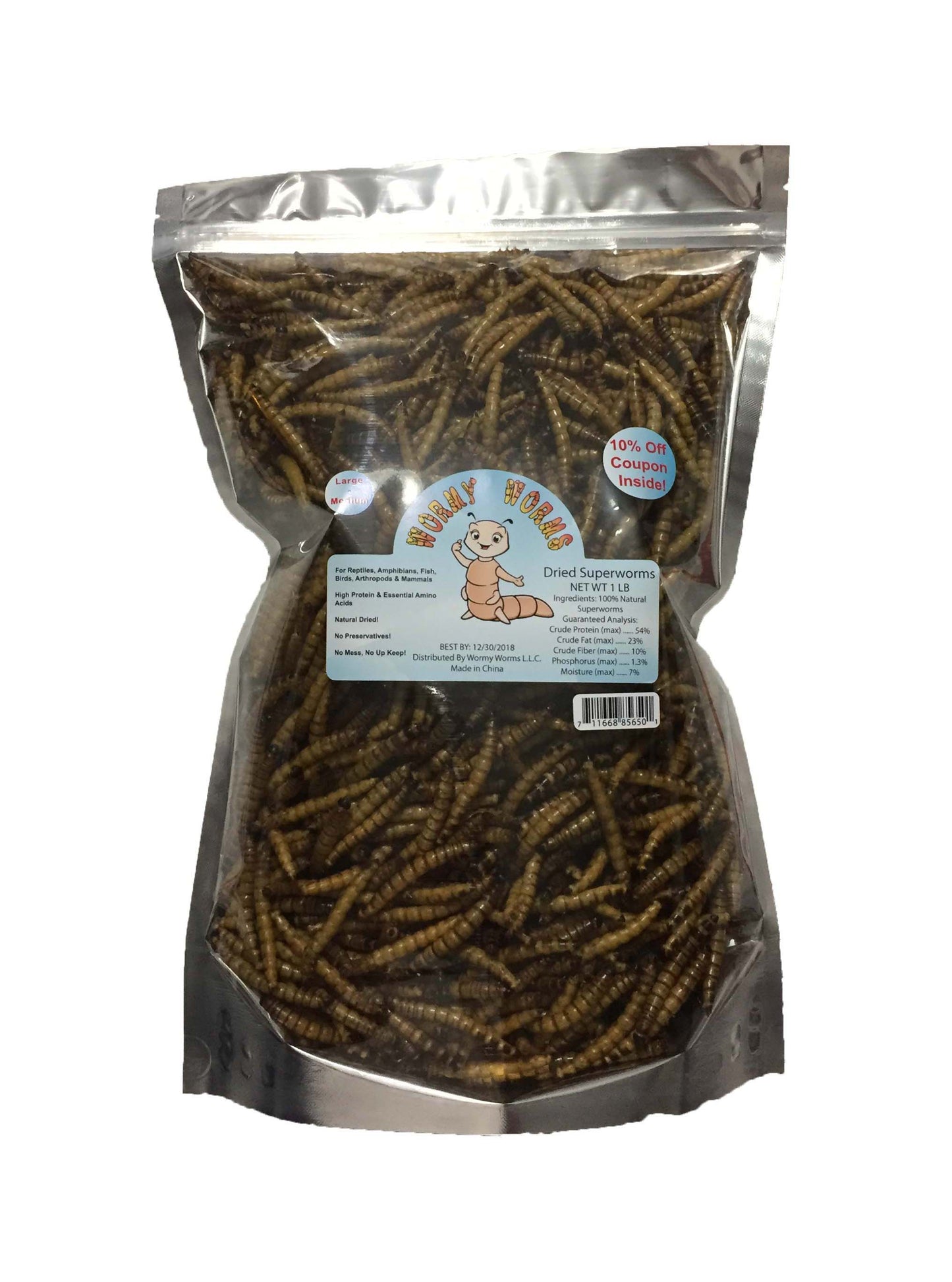 Dried Superworms