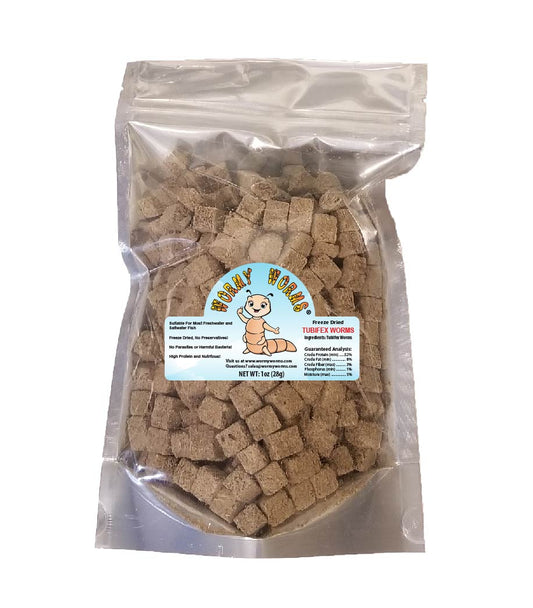 Freeze Dried Tubifex Worms Cubes